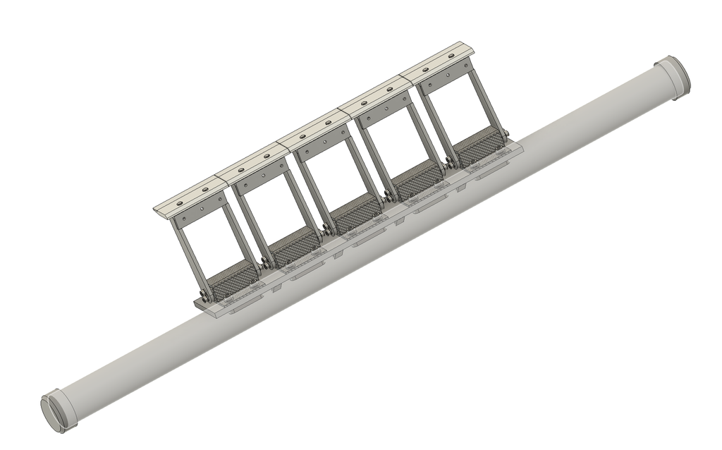 [TFA050] Vorabstreifer Just-Clean HF120, Belt 650, (L1 600, L2 1350, Ø 60, B5)